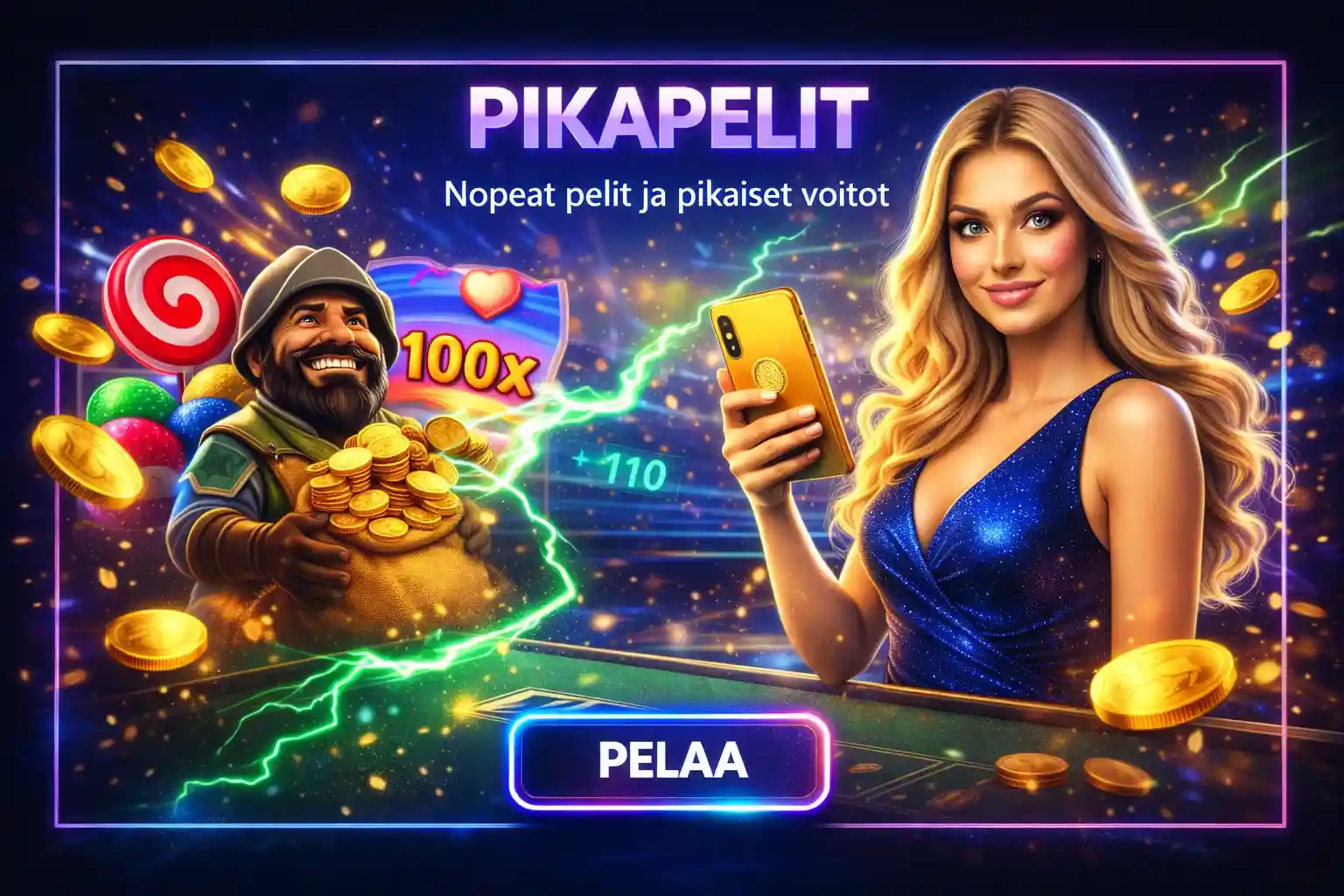 Nopeat kasinopelit ja pikaiset voitot verkossa